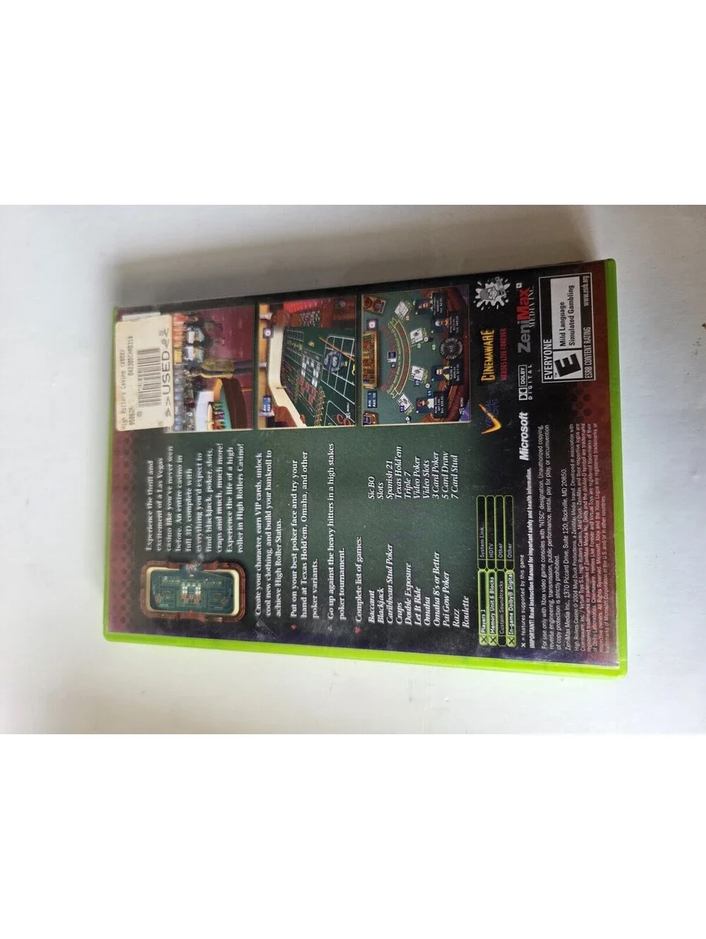 High Rollers Casino (Xbox, 2004)